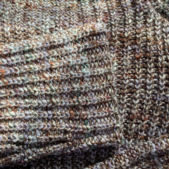 Rag & Bone Wool Blend Marled Funnel Neck Sweater Multicolor SZ L - Picture 8 of 16